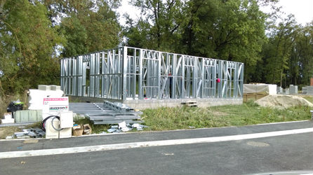 maison en structure métallique